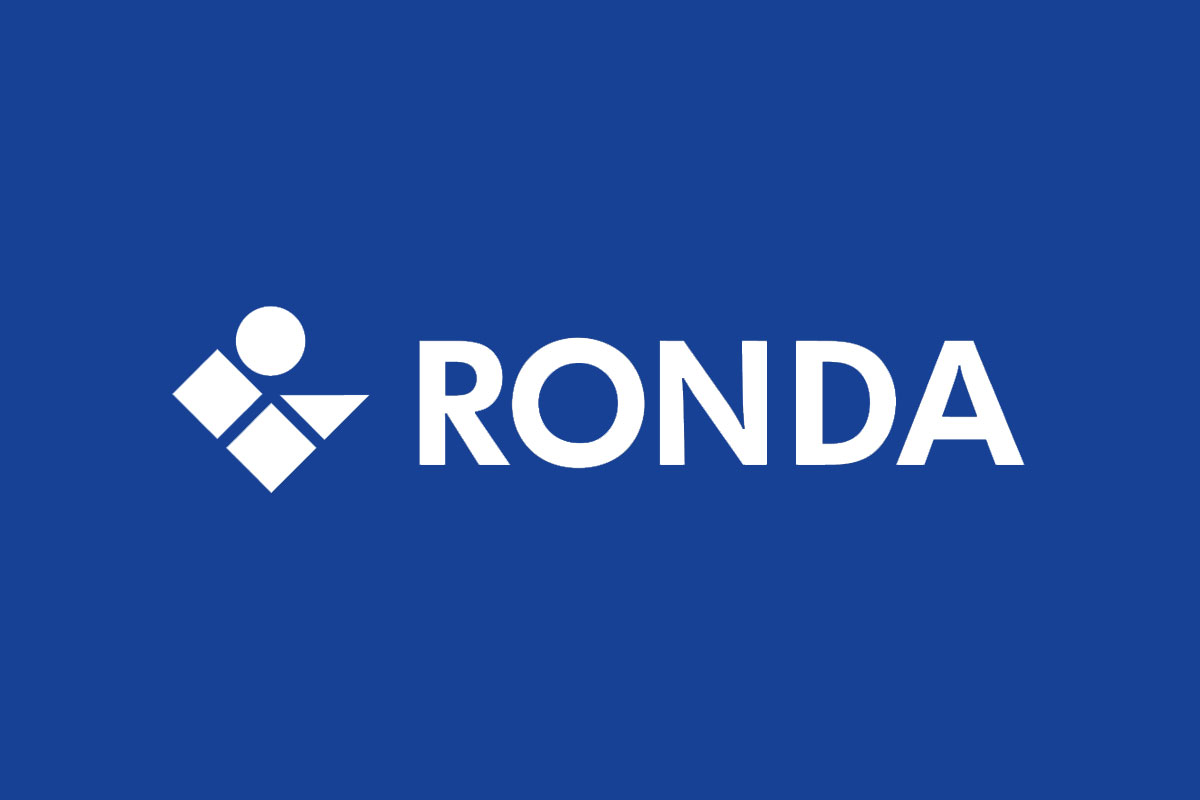 Ronda朗达品牌反白LOGO