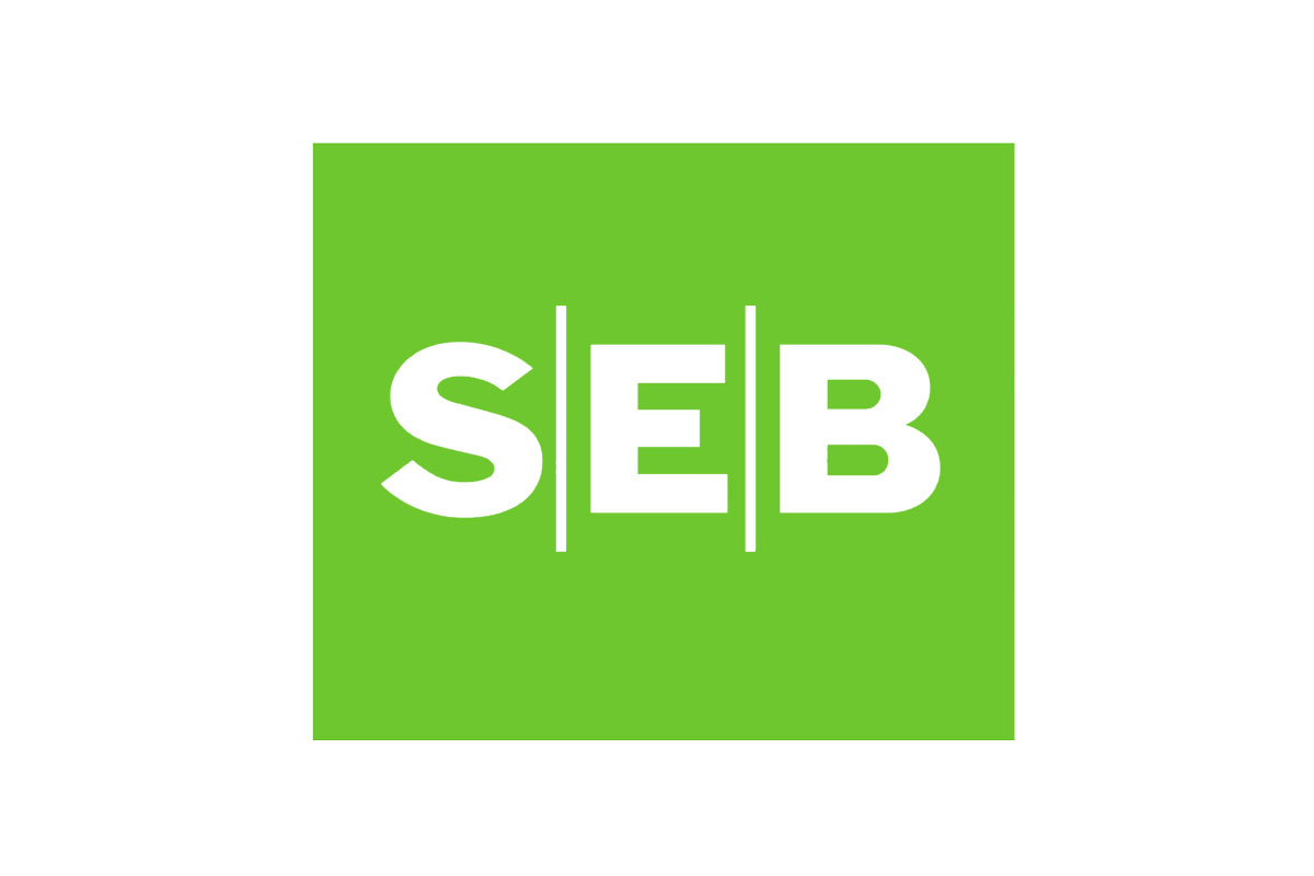 SEB银行品牌LOGO设计案例-方形元素标志设计