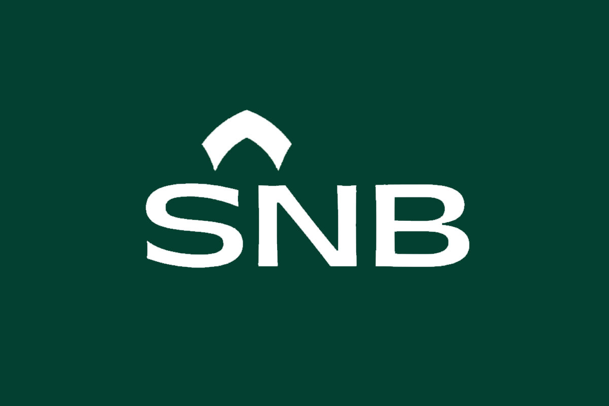 SNB银行反白logo
