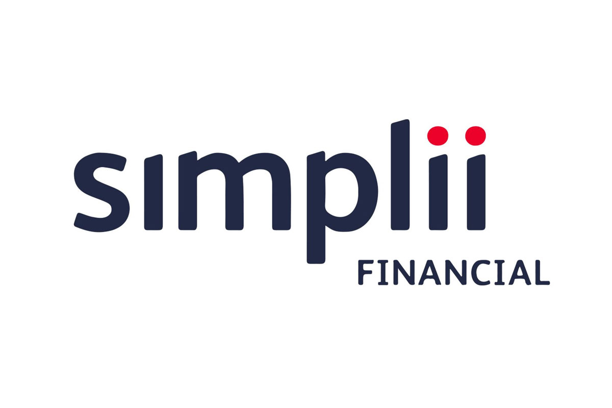 Simplii银行品牌LOGO设计案例-字体元素标志设计