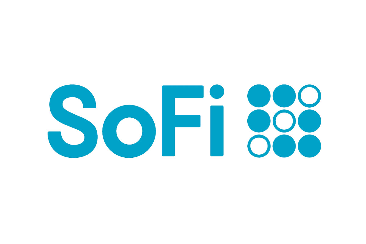 SoFi银行品牌LOGO设计案例-网点元素标志设计