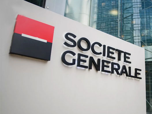 Societe Generale法兴银行logo设计含义及银行品牌设计理念