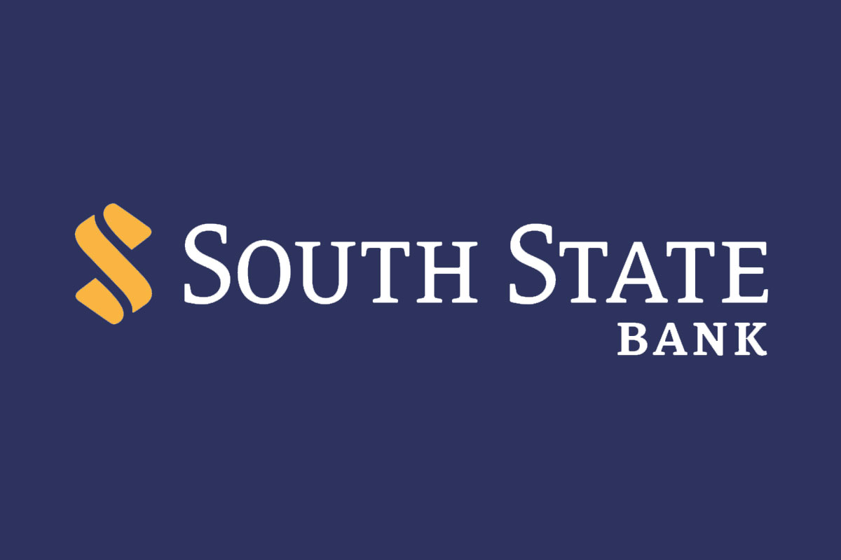 SouthState银行反白logo