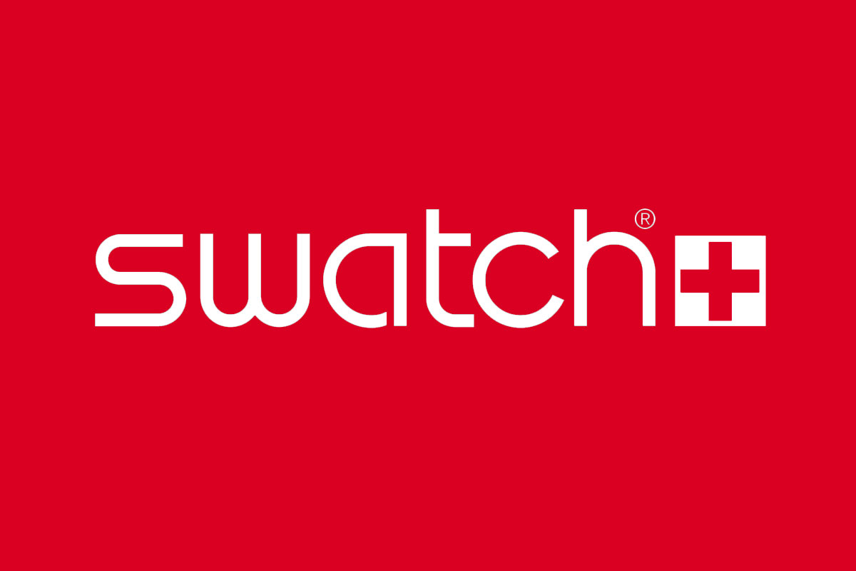 Swatch斯沃琪品牌反白LOGO