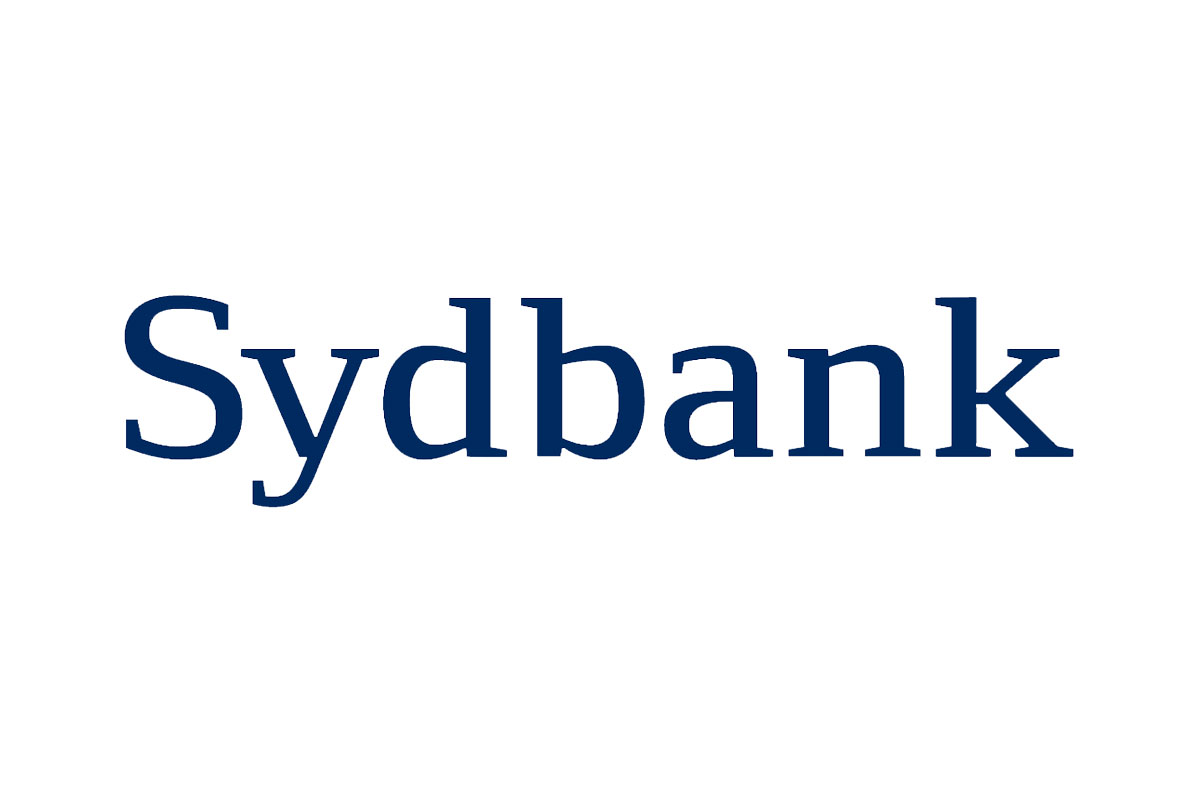 Sydbank银行品牌LOGO设计案例-字体元素标志设计