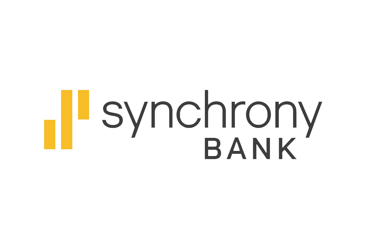 Synchrony银行品牌LOGO设计案例-方块元素标志设计