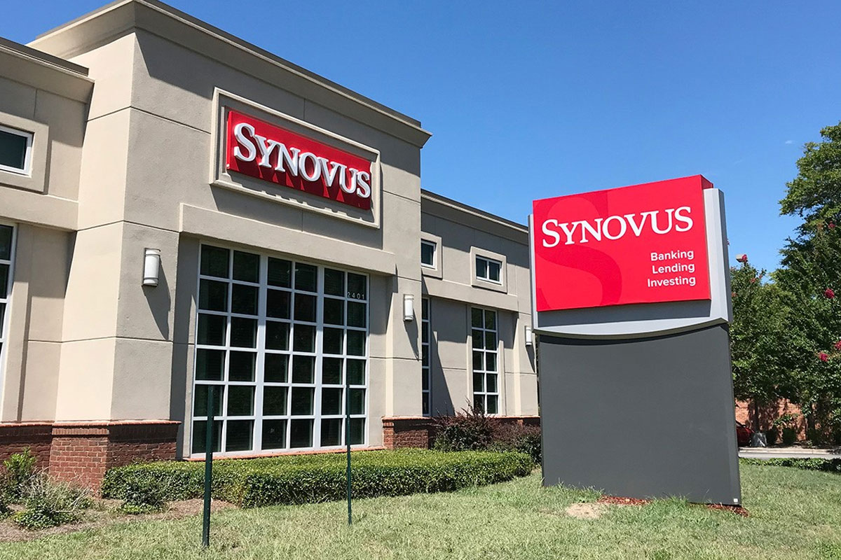 Synovus Bank银行品牌LOGO设计案例-银行行业标志设计方案