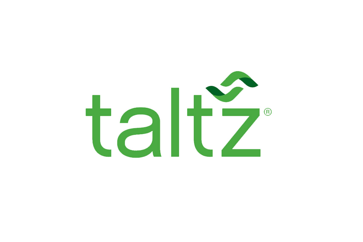 Taltz医药品牌LOGO设计案例-波浪元素标志设计