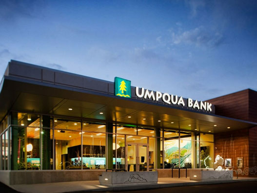 Umpqua Bank标志设计含义及银行品牌设计理念