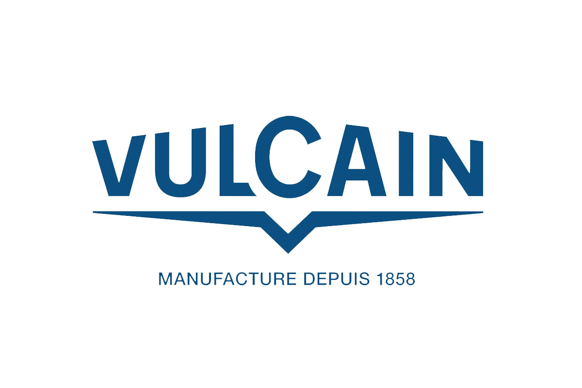 VULCAIN凡尔根手表品牌LOGO设计案例-V翅膀元素标志设计