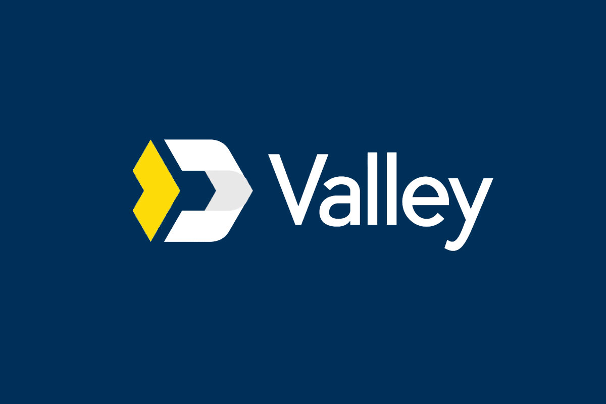 Valley银行反白logo