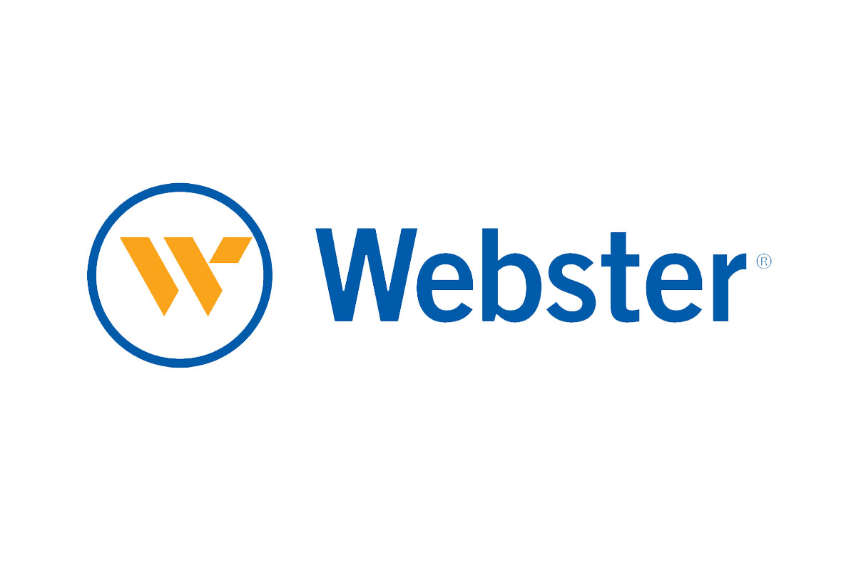 Webster银行品牌LOGO设计案例-W字母元素标志设计