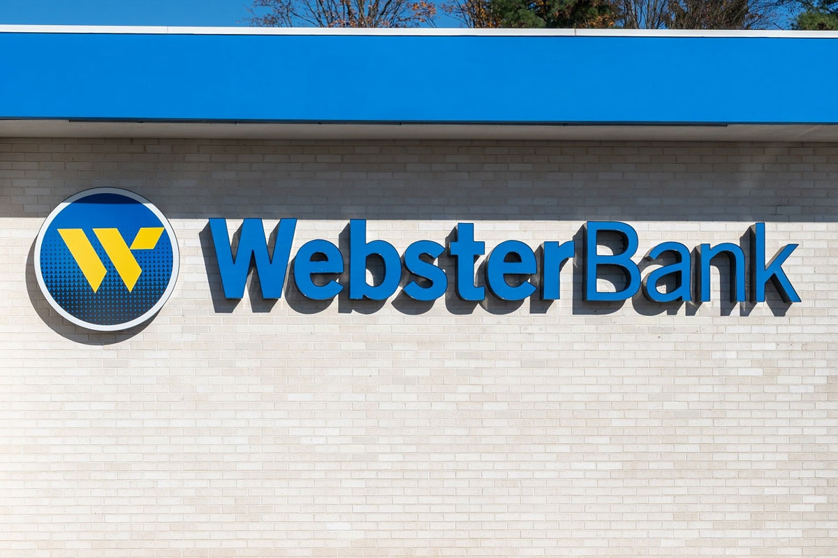 Webster银行品牌LOGO设计案例-银行行业标志设计方案