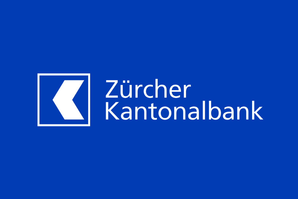 Zürcher Kantonalbank银行反白logo