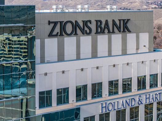 Zions Bank标志设计含义及银行品牌设计理念