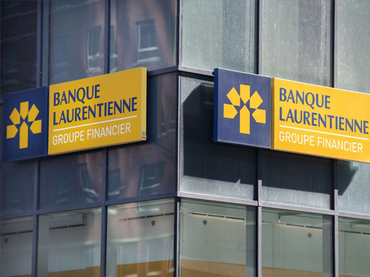 Laurentian Bank劳伦特银行logo设计含义及银行品牌设计理念