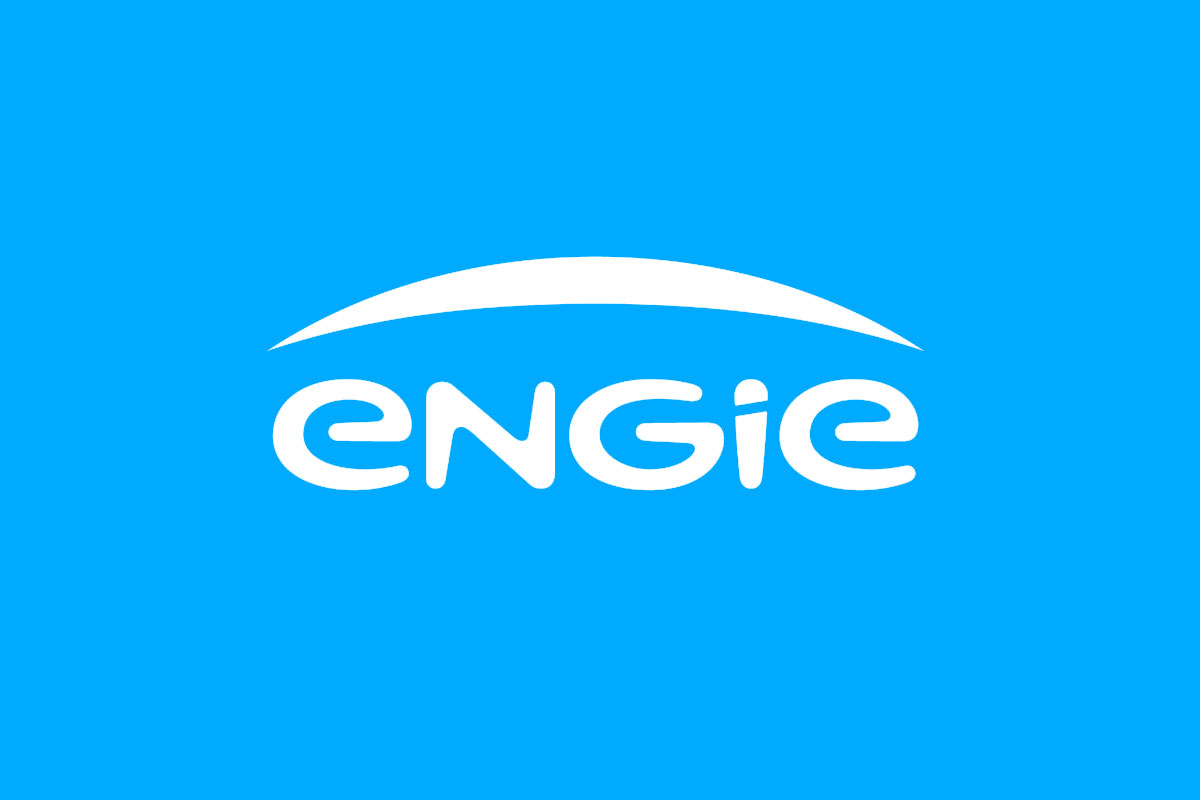 Engie电力反白logo