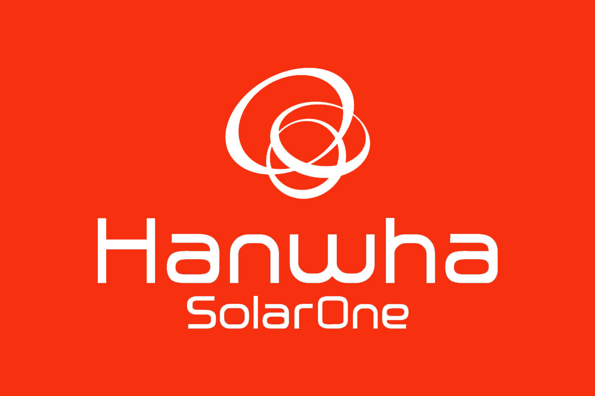 韩华能源反白logo