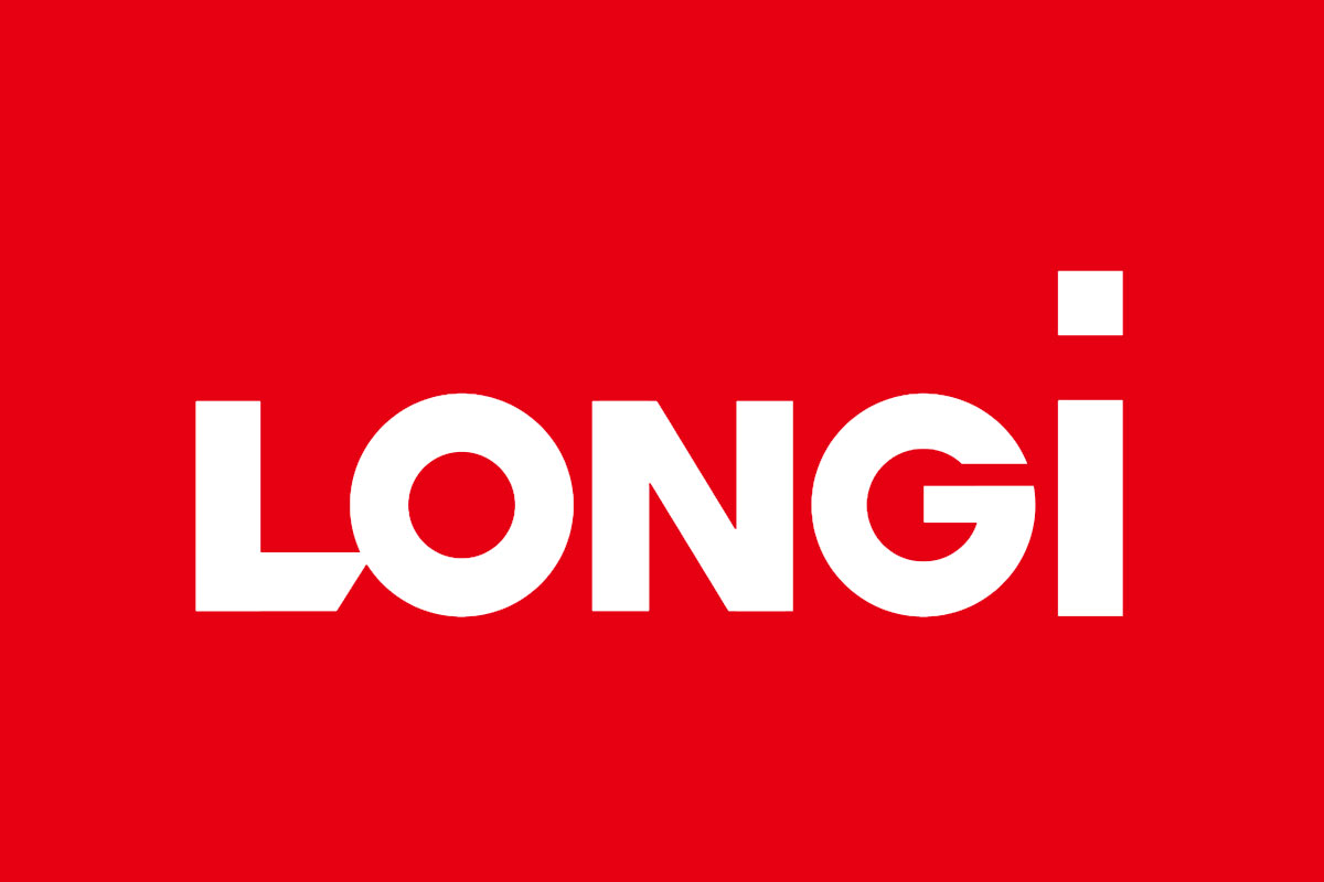 隆基绿能反白logo