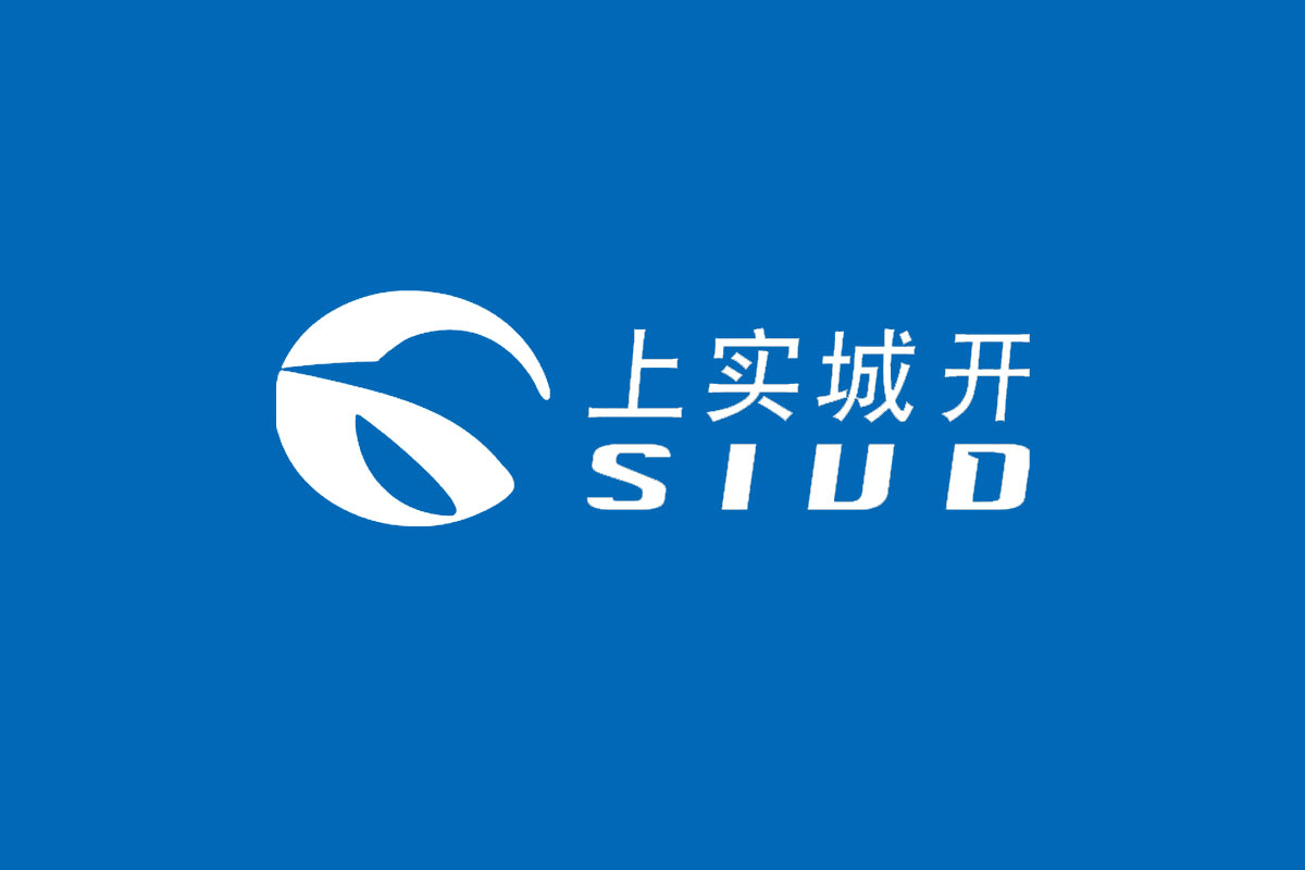 上实城开反白logo