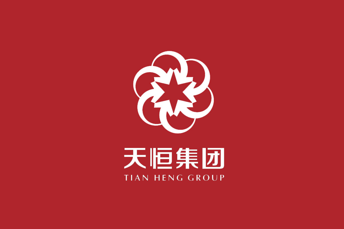 天恒集团反白logo