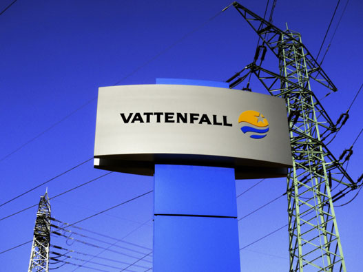 Vattenfall电力logo设计含义及能源品牌设计理念