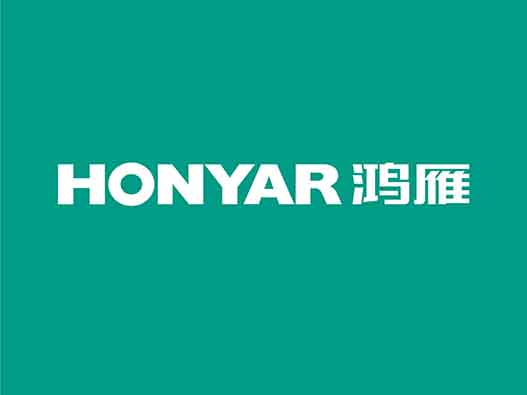 遥控开关logo设计-鸿雁HONYAR电器品牌logo设计
