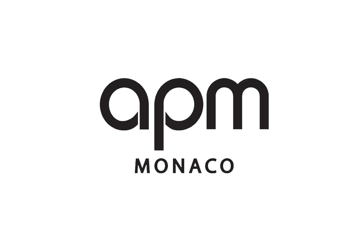 APM Monaco品牌LOGO设计案例-字母元素标志设计