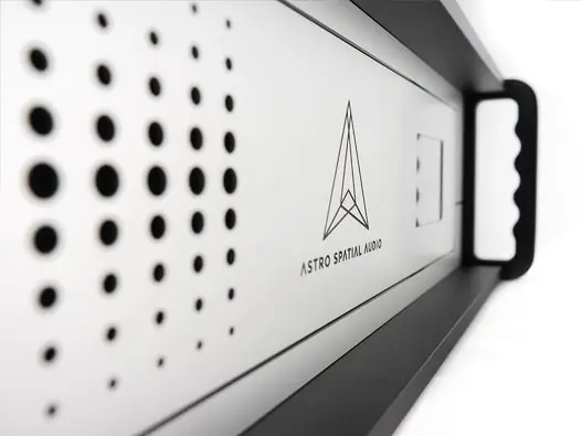 ASTRO SPATIAL AUDIO标志设计含义及音响品牌设计理念