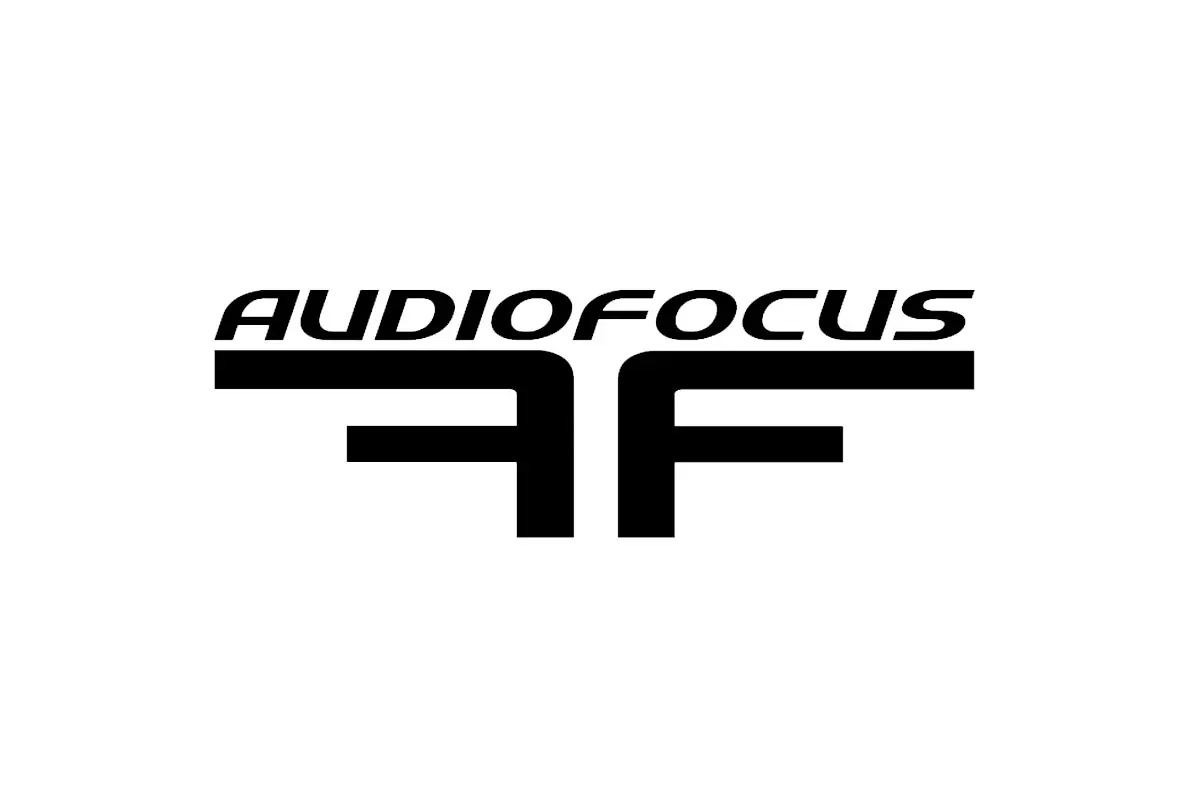 AUDIOFOCUS品牌LOGO设计案例-字母元素标志设计