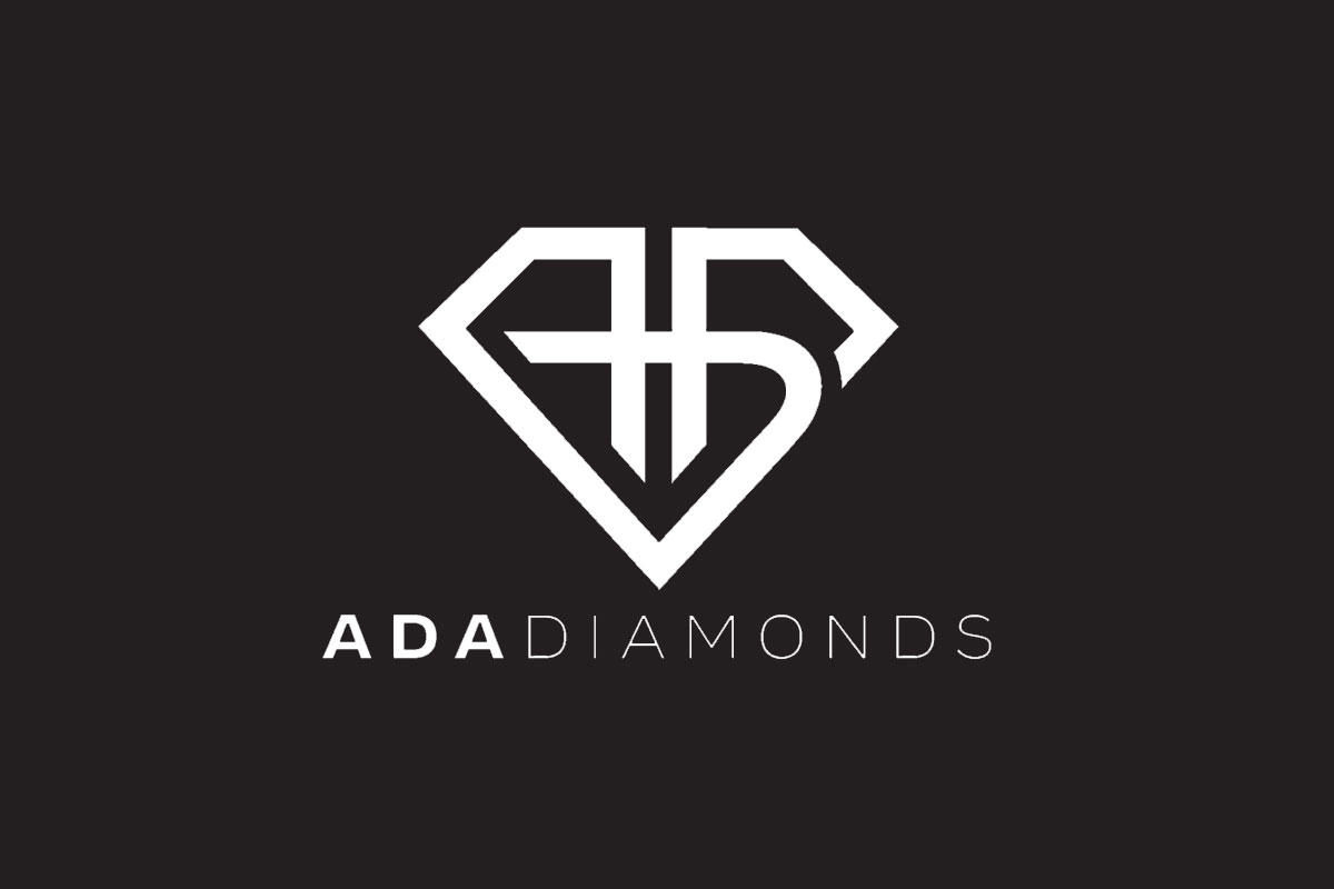 Ada Diamonds品牌反白LOGO