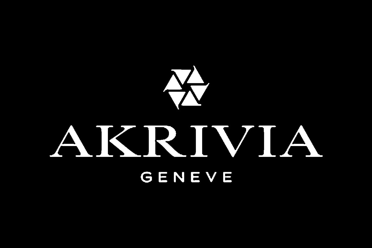 Akrivia品牌反白LOGO