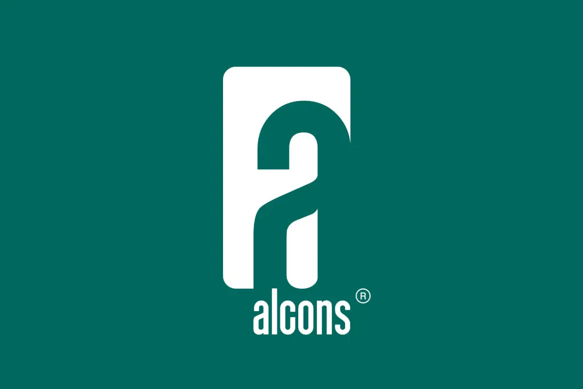 Alcons欧凯仕品牌反白LOGO