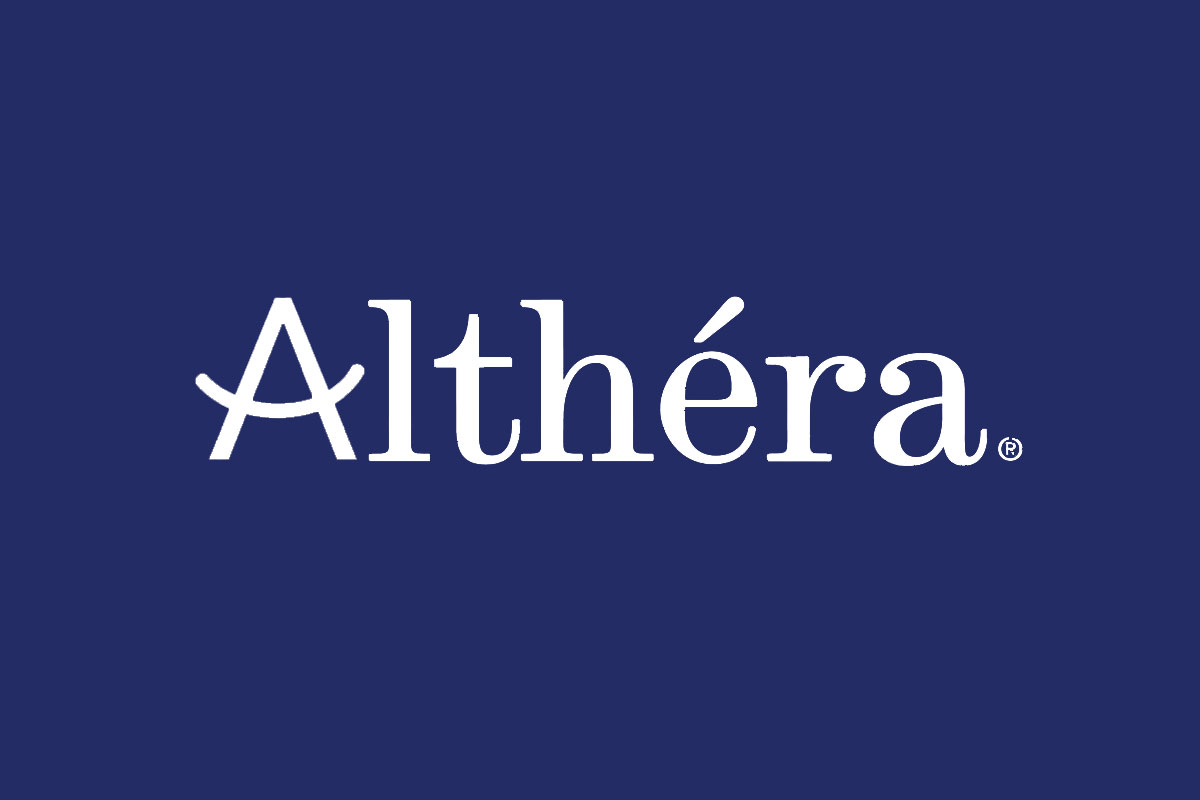 Althera品牌反白LOGO