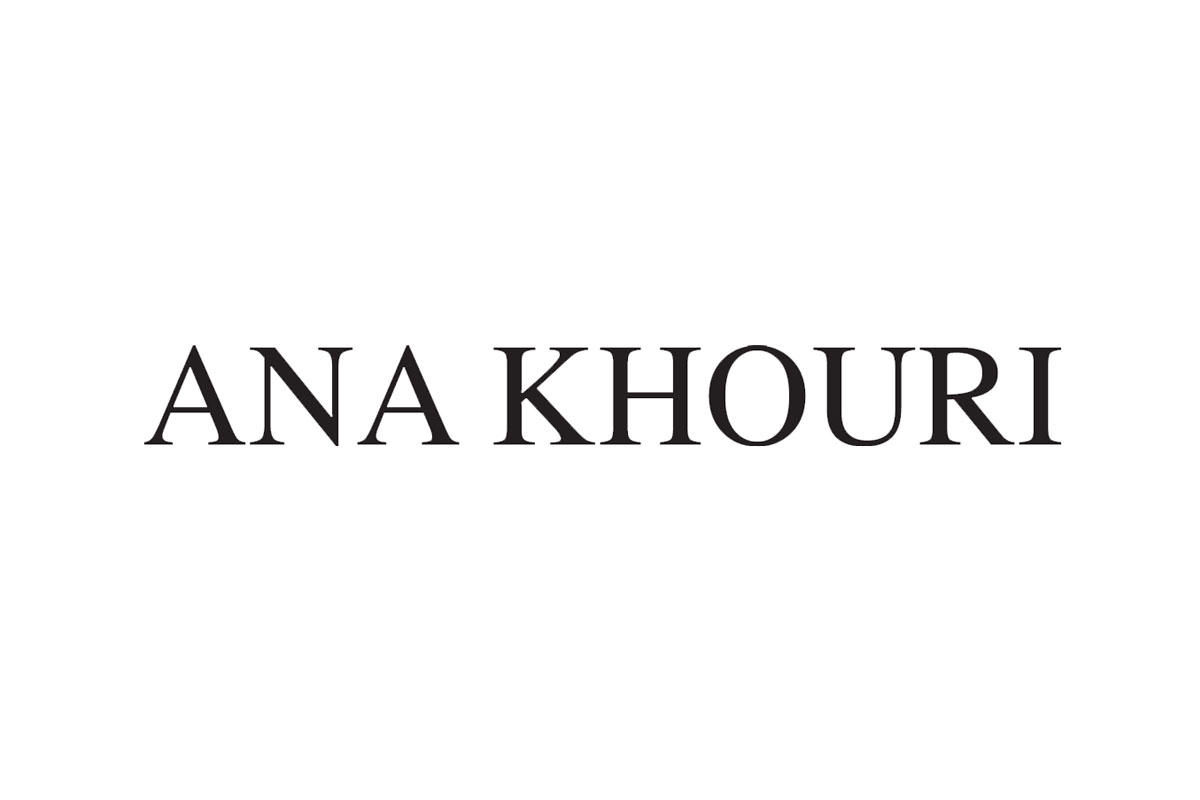 Ana Khouri品牌LOGO设计案例-字母元素标志设计
