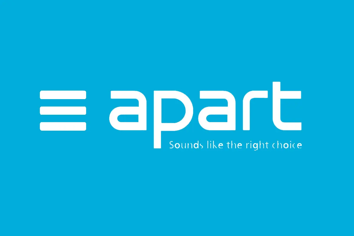 Apart品牌反白LOGO