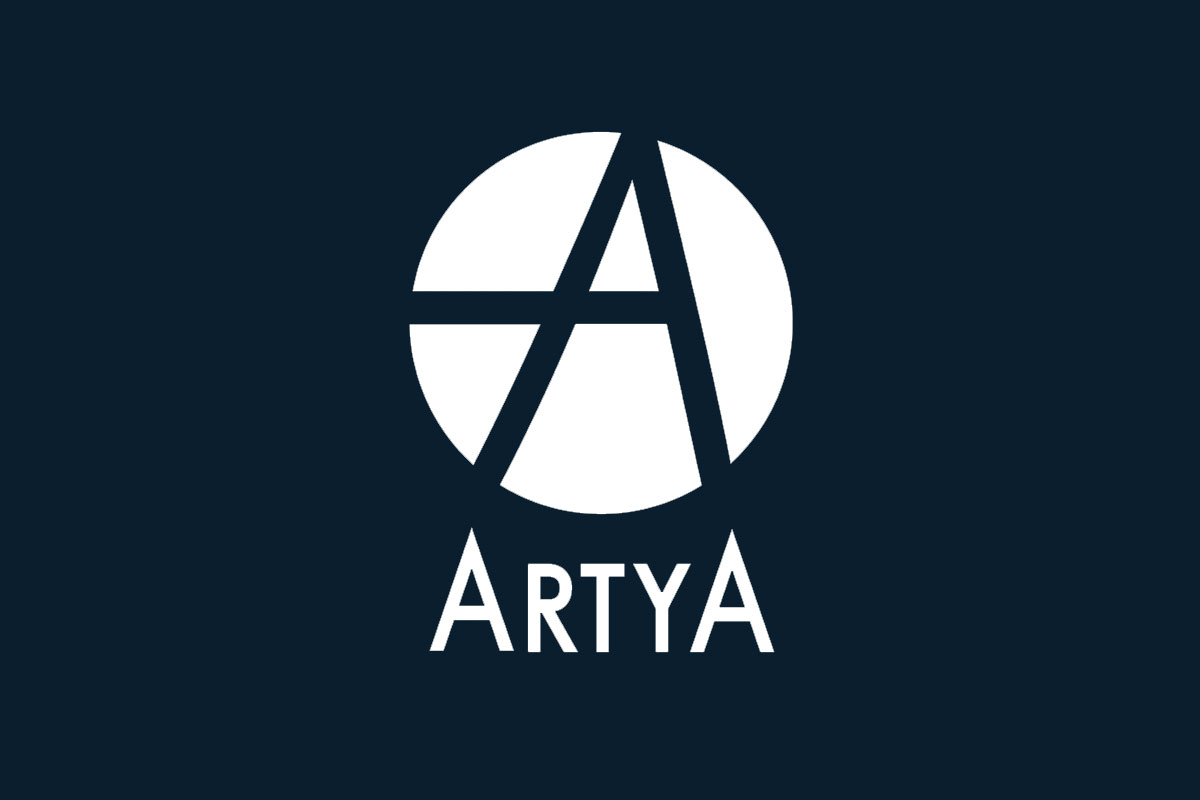 ArtyA品牌反白LOGO