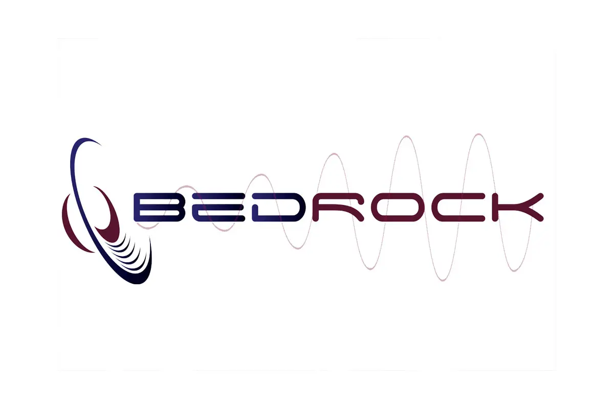 BEDROCK品牌LOGO设计案例-字母元素标志设计