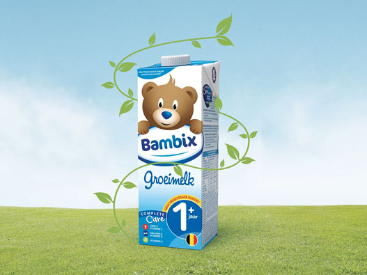 Bambix标志设计含义及奶粉品牌设计理念