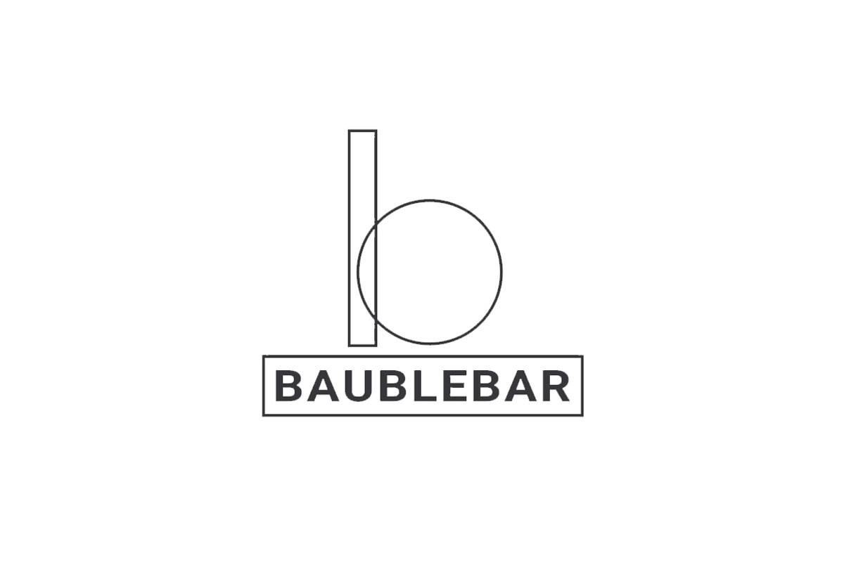 BaubleBar品牌LOGO设计案例-字母元素标志设计