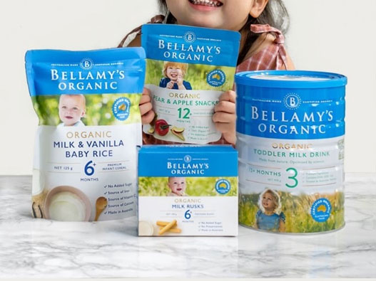 Bellamy’s贝拉米标志设计含义及奶粉品牌设计理念
