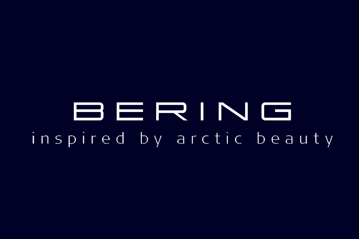 Bering品牌反白LOGO