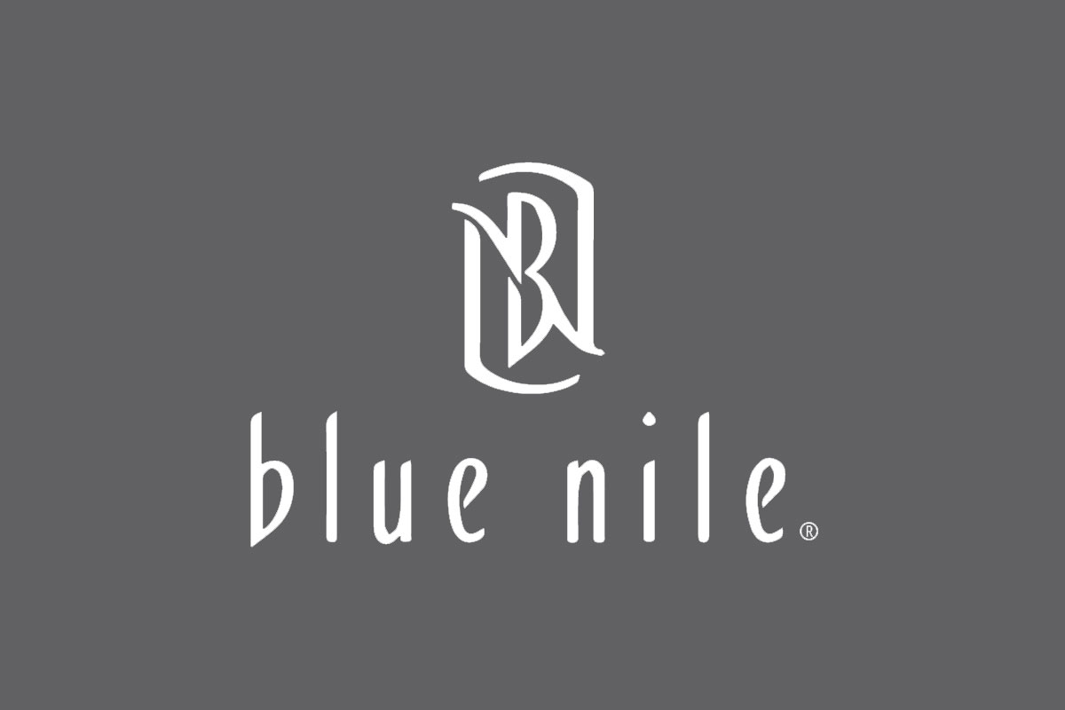 Blue Nile品牌反白LOGO