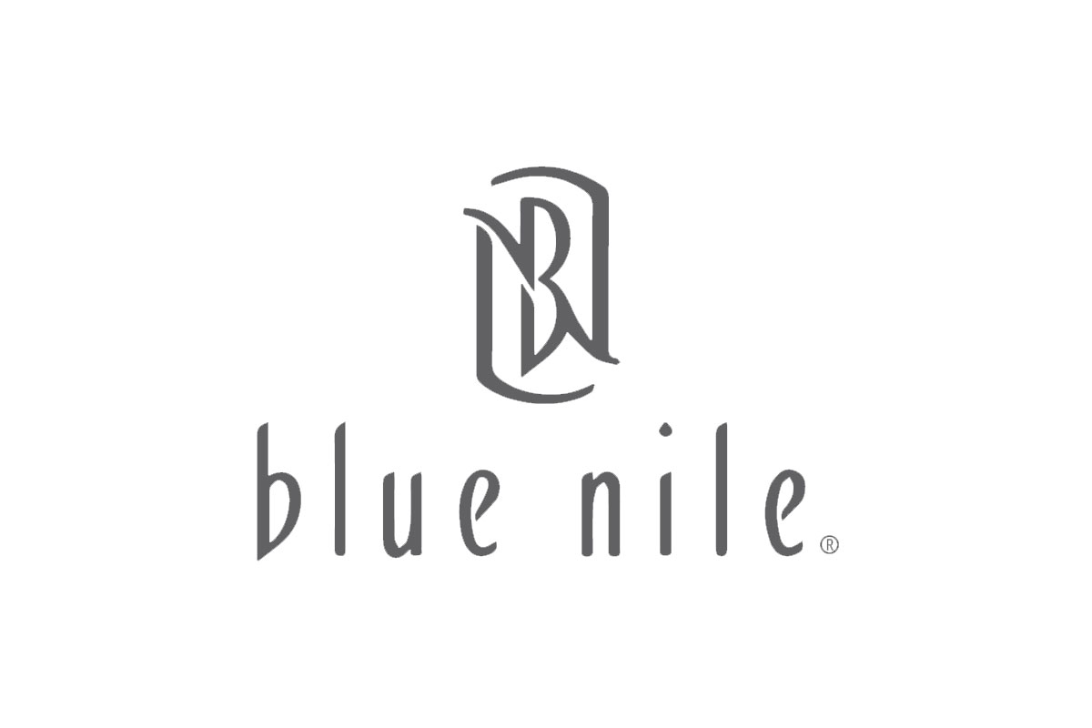 Blue Nile品牌LOGO设计案例-字母元素标志设计