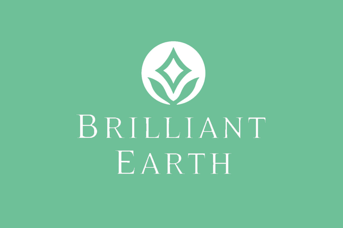 Brilliant Earth品牌反白LOGO