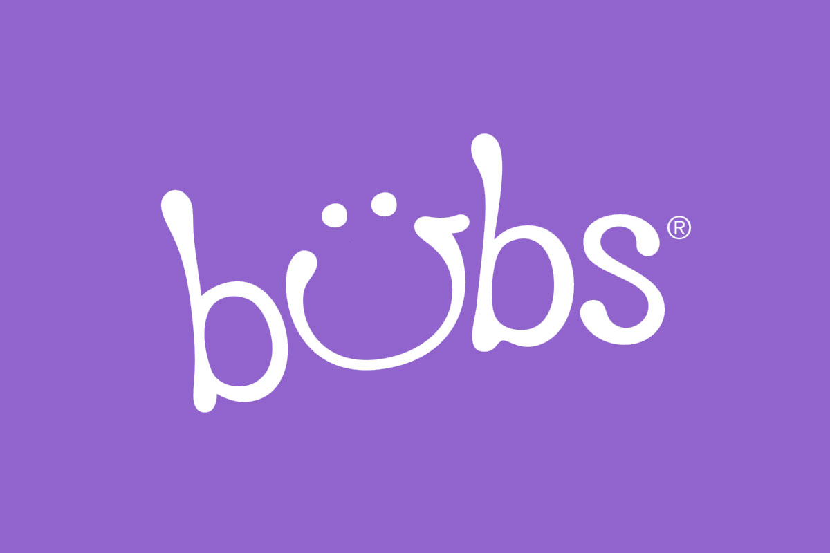 Bubs贝儿品牌反白LOGO
