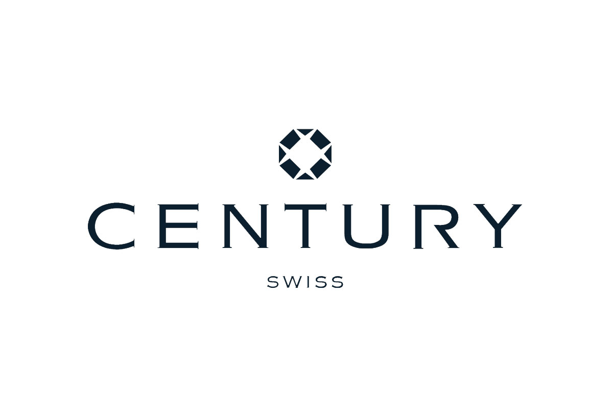 CENTURY世纪品牌LOGO设计案例-菱形元素标志设计