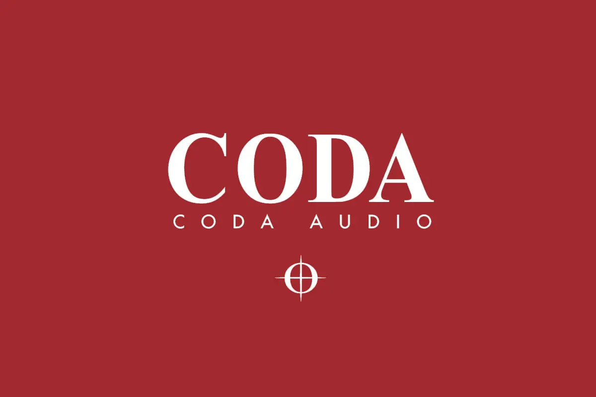 CODA  Audio品牌反白LOGO