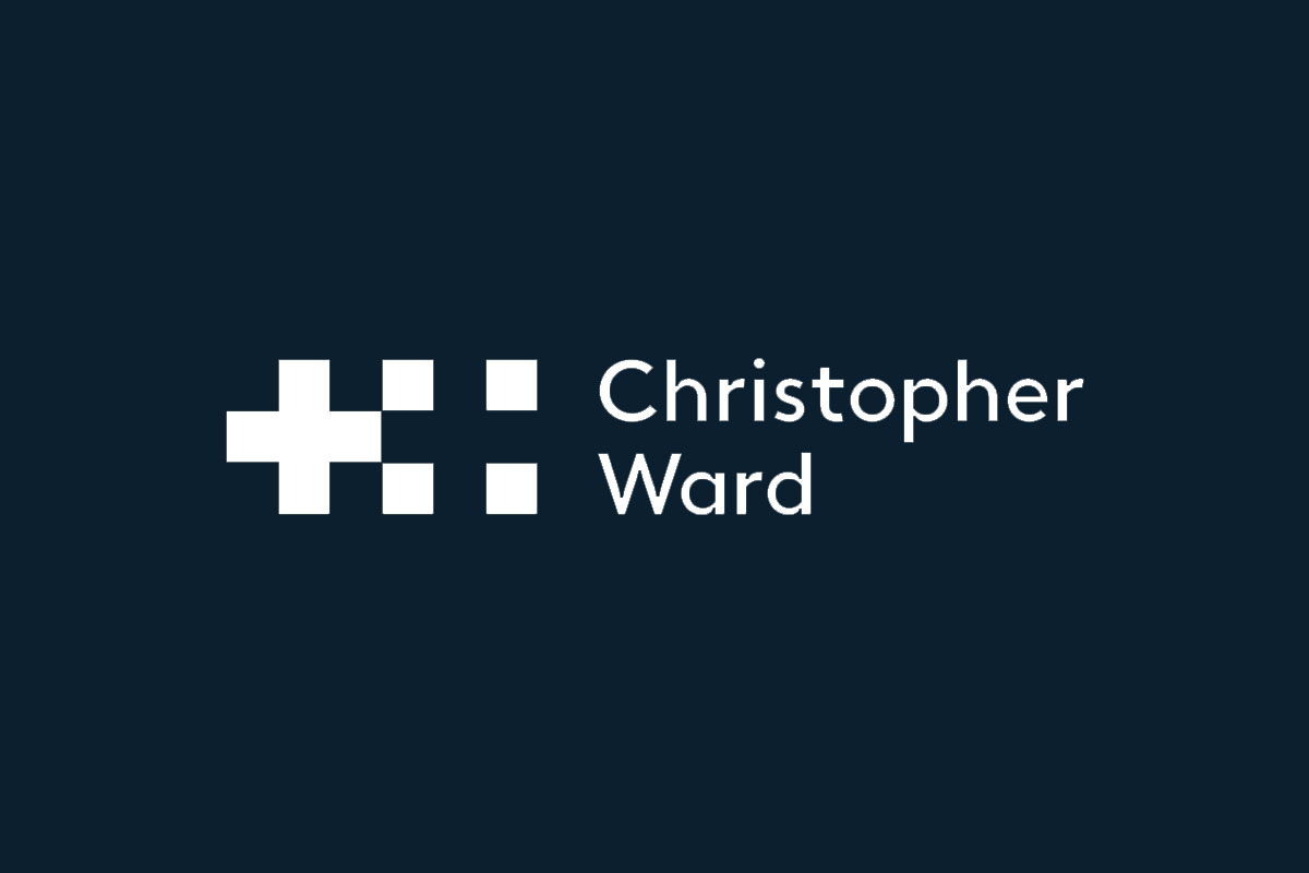 Christopher Ward品牌反白LOGO