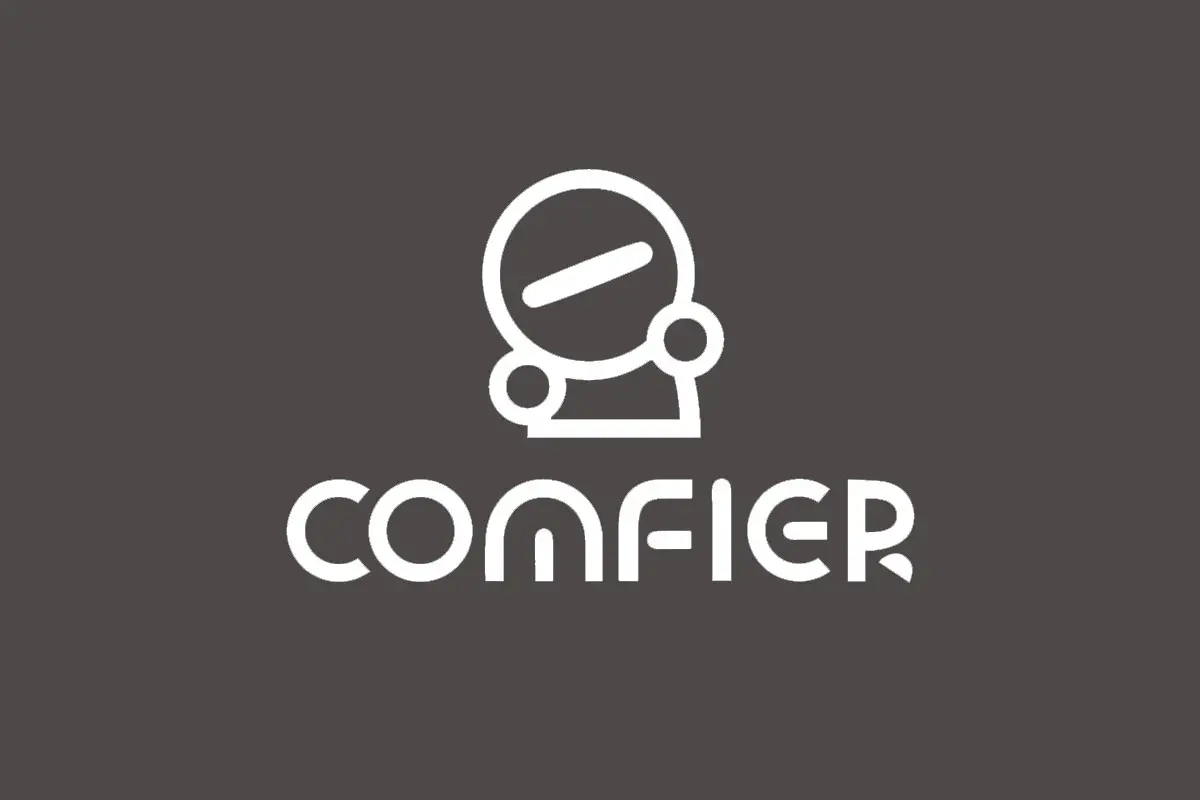 Comfier品牌反白LOGO